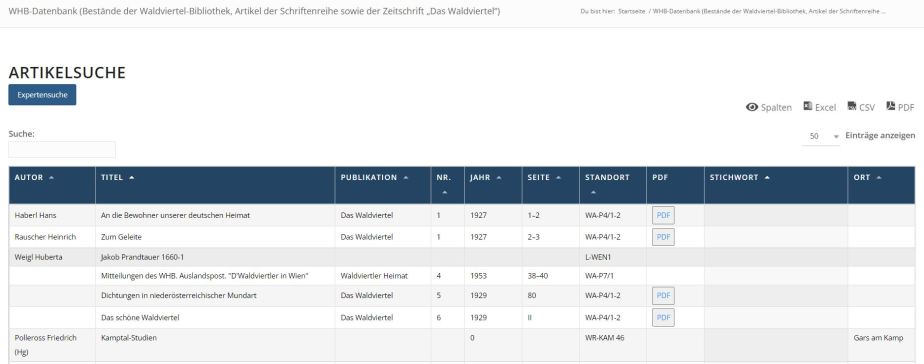 Vorstellung der neuen digitalen Suchmöglichkeiten am 29. Juni im Höbarthsaal in&nbsp;Horn